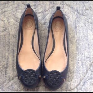 Navy blue Tory Burch Flats